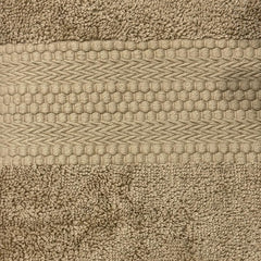 Stamio Cotton Bath Towel 600 Gsm | Two Ply Combed, Extra Soft & Absorbent Large Full Size Towels For Bathing, Home, Sports, Salon, Hotel Use (Beige)
