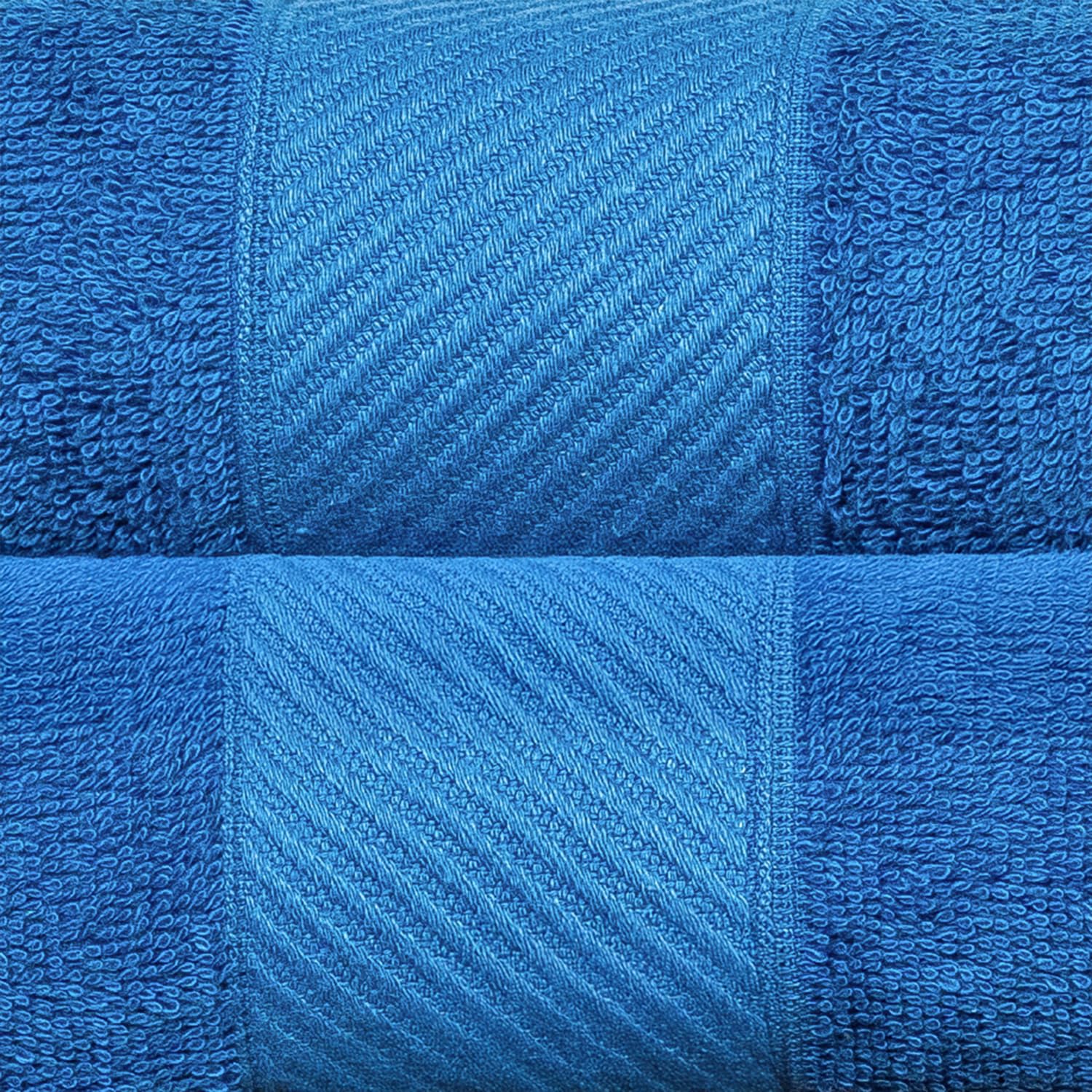 Himeya Bamboo Bath Towel 1000 Gsm | Ultra Absorbent 3x Softer Than Cotton Towels (Nautical Blue) - Pack Of 2