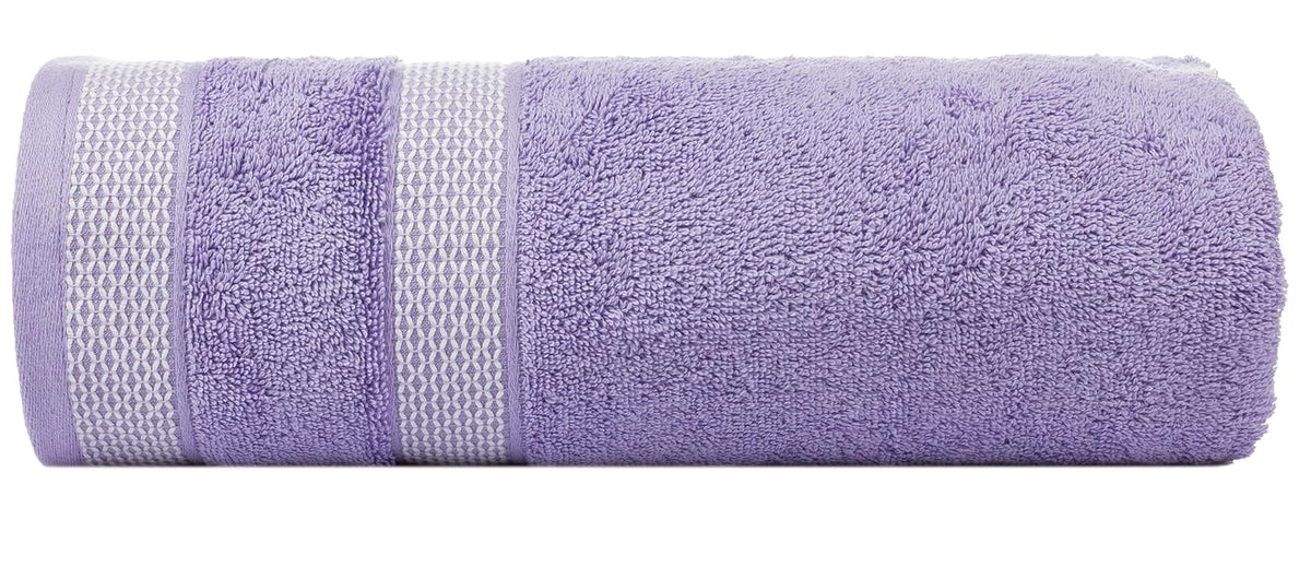 Casa Copenhagen Egyptian Cotton Waffle Large Size Bath Towel 500 Gsm (Purple Rose)