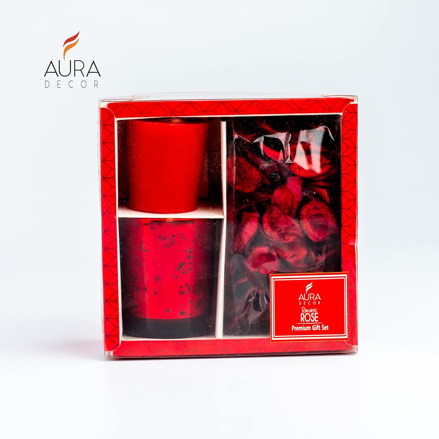 ROSE POTPOURRI FOR HOME DECOR WAX PREMIUM VOTIVE CANDLE GIFT SET