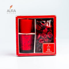 ROSE POTPOURRI FOR HOME DECOR WAX PREMIUM VOTIVE CANDLE GIFT SET