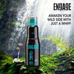 Engage Mate Deodorant For Men Citrus And Fresh Skin Friendly | 150ml 5 Fl.oz. | Ideal For Men