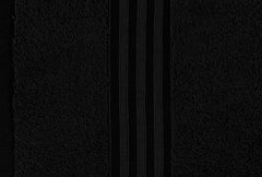 Casa Copenhagen Egyptian Cotton Zero Twist 1 Pcs Large Bath Towel 500 Gsm (Black)