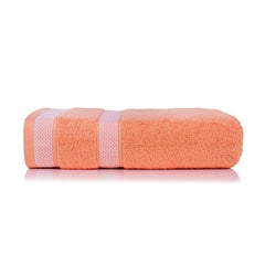 Casa Copenhagen Egyptian Cotton Solitaire Hand Towel 740 Gsm (Malibu Peach)- Pack Of 6