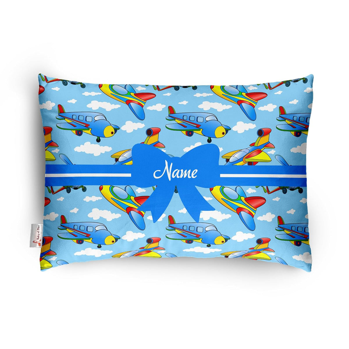 Personalized Pillow For Kids, Super Soft Cotton Kids Cushion - 12 X 18 Inches | Custom Name, For 5 Years Old Kids, Adorable Prints | For Head, Neck Support Baby Pillow - Pillow 15