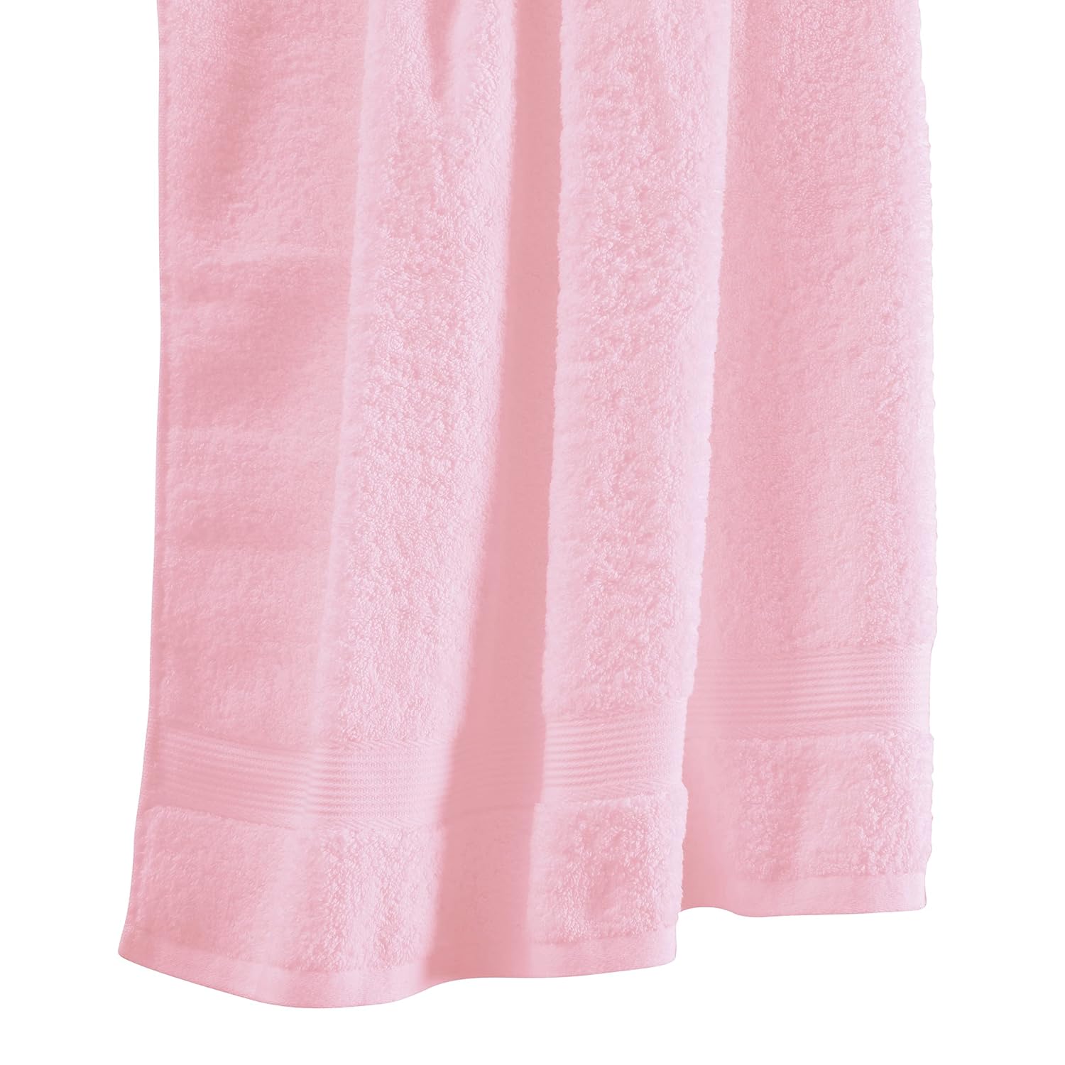 Spread Spain Cotton Bath Towels Large Size 600 Gsm | Ring Spun Bath Towel Soft & Absorbent Bath Towel For Men & Women (Pink)