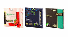 Aarogyam Herbals Tobacco & Nicotine Free Herbal Flavored Cigarette For Relieve Stress And Mood Enhance Product - Blueberry, Black Currant, Strawberry Flavour - Pack Of 3 30 Sticks