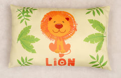 Cotton Baby Pillow With Super Soft Imported Fabric, 1 Month To 5 Year Kids Pillows - 12 X 18 Inch | Animal & Cartoon Prints, Kid Pillow For Sleep, Bed Set, Head Shaping, Neck Support