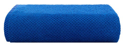 Casa Copenhagen Egyptian Cotton Popcorn 1 Pcs Large Bath Towel 500 Gsm (Electric Blue)