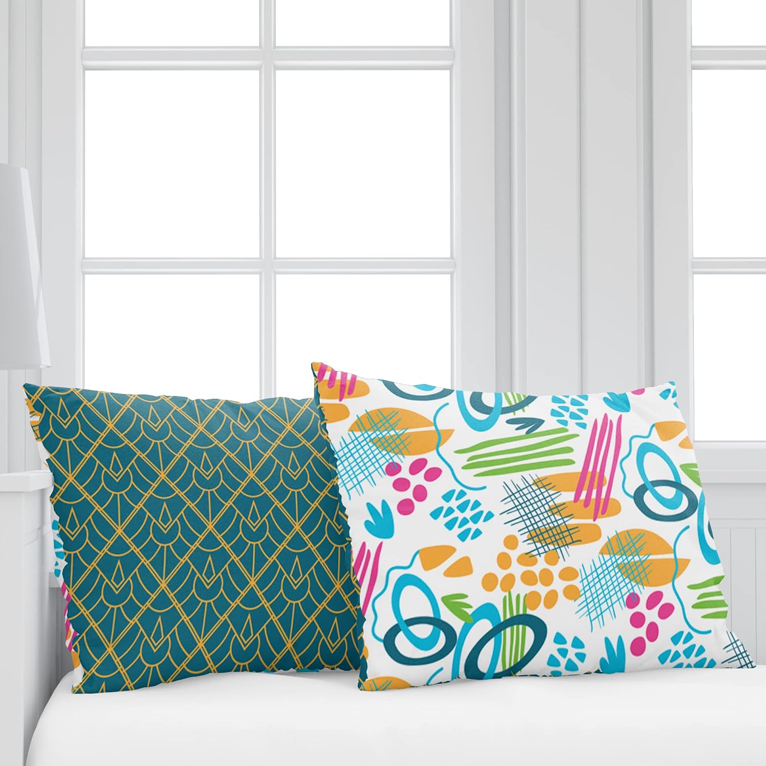 Soft Cotton Double Bedsheet With 2 Pillow Covers | 87 X 100 Inches, Multicolor - Soft & Breathable Fabric | Comfortable For Daily Use