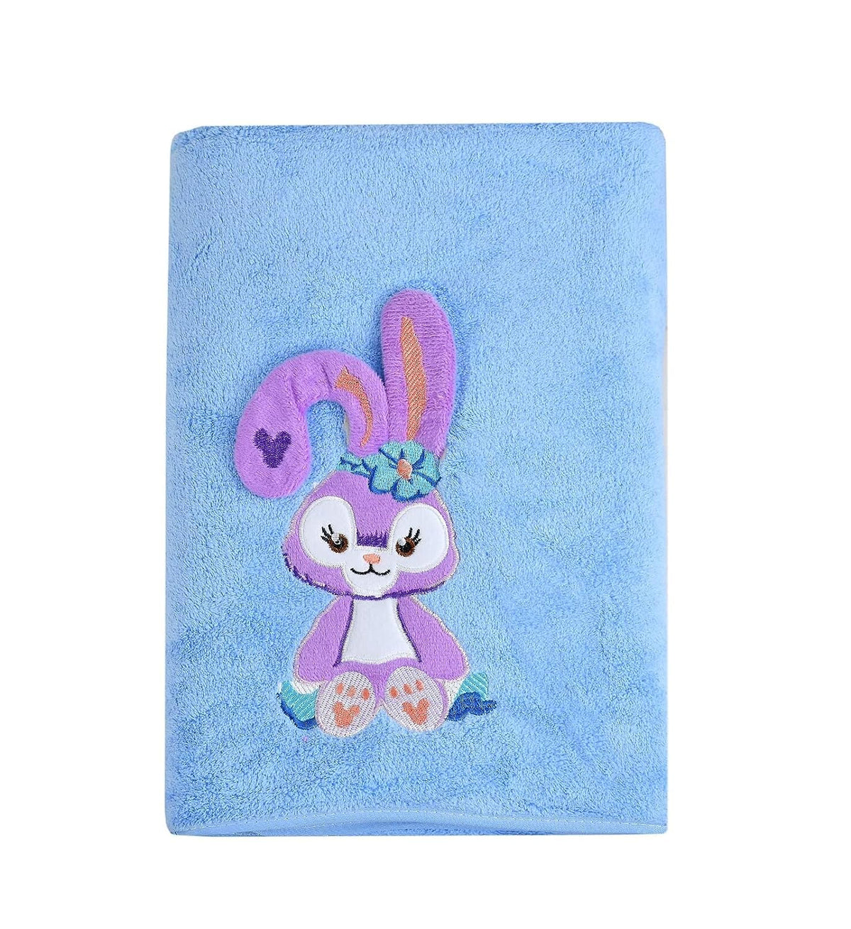 Maxoshine Microfiber Kids Bath Towels Quick Dry Super Absorbent Super Soft Bath Towel For Babies Toddler-Baby Towel For Boys & Girls (Blue)