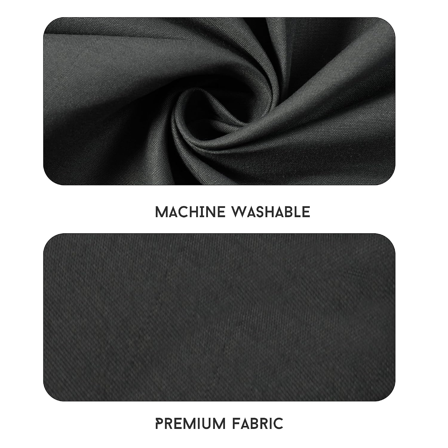 Queen Size Solid Plain Bedsheet Set Includes 2 Pillow Covers - 90 X 95 Inches, Black | Exceptional Softness & Breathability | Premium Microfiber Material