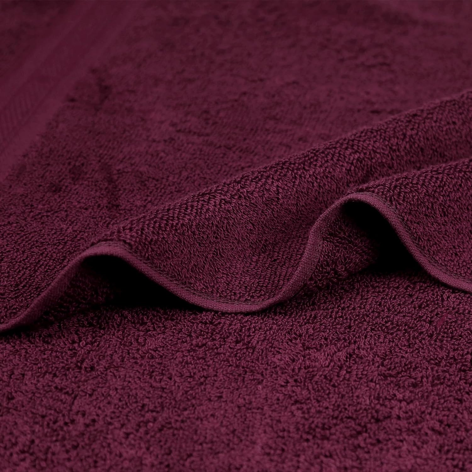 Trident Soft Comfort Air Rich Bath Towels 500 Gsm | 100% Cotton Towel, Super Soft, Highly Absorbent 3 Pieces (Red Wine)