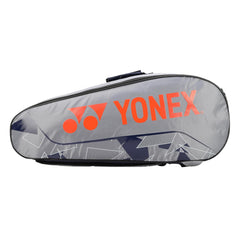 Yonex Badminton Racquet Bag 2326, Colour - Grey Cherry Tomato, Size - Large, Material - Polyurethane