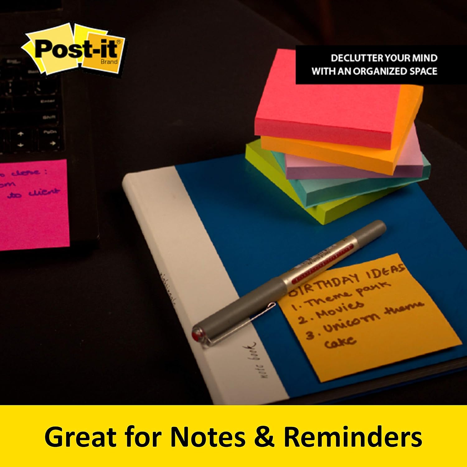 Stick Notes 200 Sheet With Bookmark Index For Planner Sticky Notes For School, Office Supplies