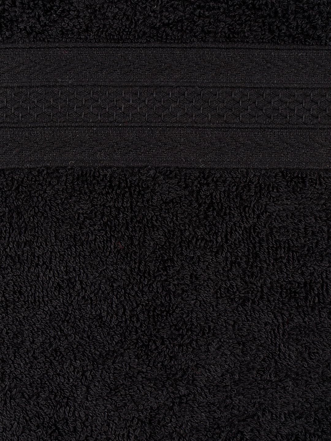 Ramraj Cotton Soft & Absorbent Terry Bath Towel 450 Gsm (Black)