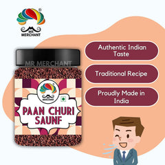 Mr. Merchant Paan Churi Saunf Fennel Mukhwas 300gm, | Jar Pack