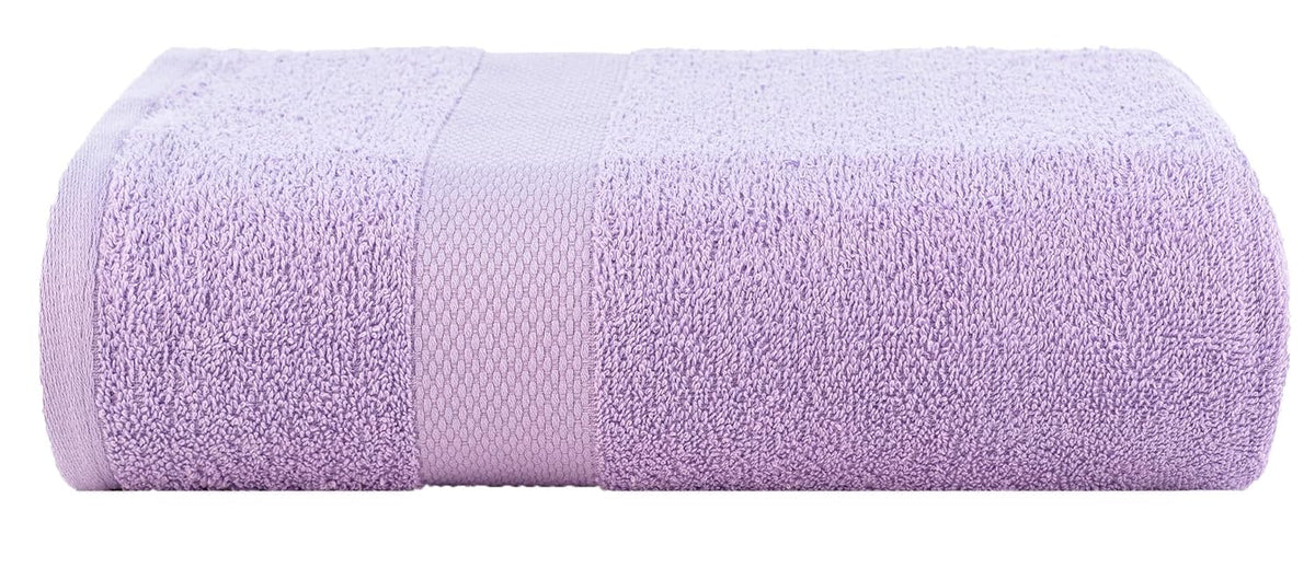 Casa Copenhagen Egyptian Cotton Waffle Large Size Bath Towel 500 Gsm (Purple Rose)