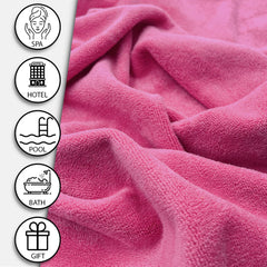Sassoon Venir Microfiber Men XL Bath Towel 450 Gsm | Ultra Soft Material, Towel For Daily Use (Coral)