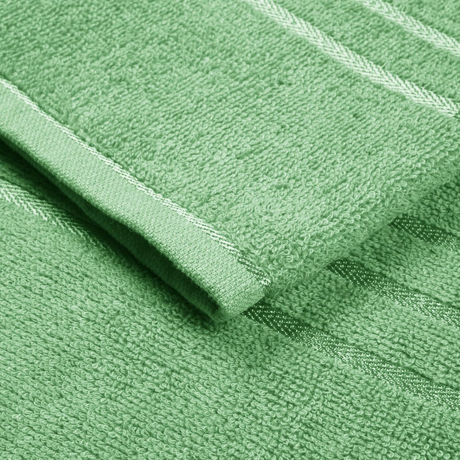 T Trendy Mart Bath Towel Large Size 450 Gsm | Quick Dry 100% Cotton Bath Towels For Men, Women & Kids (Green)