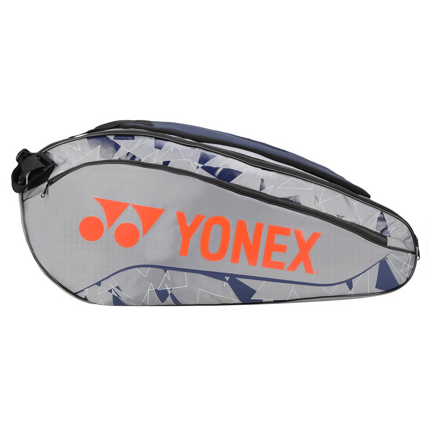 Yonex Badminton Racquet Bag 2326 T01, Colour - Grey Cherry Tomato, Material - Polyurethane