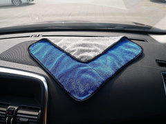 Auto Hub Heavy Microfiber Cloth For Car Cleaning & Detailing, Double Sided, Extra Thick Plush Microfiber Towel Lint-Free, 800 Gsm | Pack Of 4 (Blue)