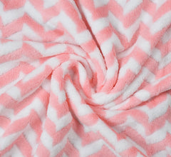 Hovent Microfiber Bath Towel 350 Gsm | Super Soft Absorbent Large Size Bath Towel (Pink & White)