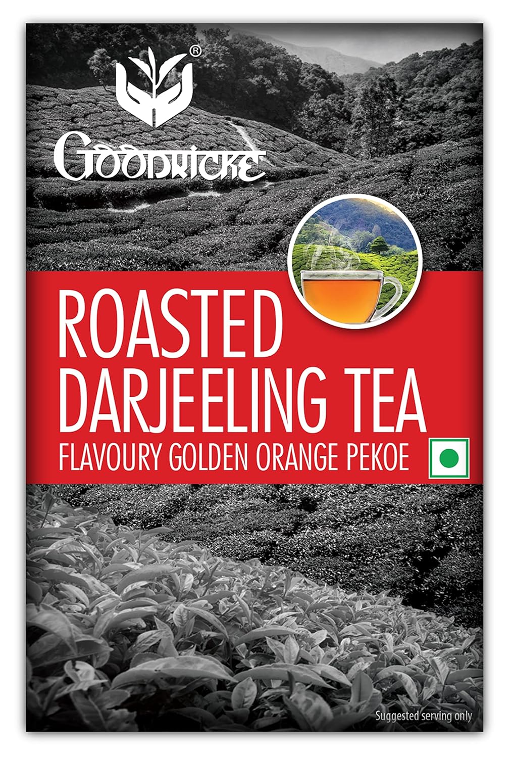Goodricke Roasted Darjeeling Tea Pack Of 5 X 250gm, 8.8 Ounce Each - Flavoury Golden Orange Pekoe | Premium Black Loose Leaves Tea With Rich Taste & Flavor - 100% Pure & Original Long Leaf Chai