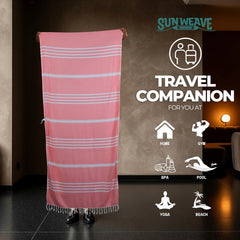 Sun Weave Bamboo Towel Large Size 240 Gsm | Skin Friendly Light Weight Quick Dry Body Towels For Women & Men | Odor Resistant Bamboo Kerala Towels