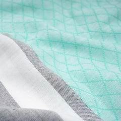 Thirsty Towel, Premium Cotton Bath Towel 250 Gsm | Super Soft & High Absorbency Towel, Quick Dry Brocade Towels Large Size (Summer Green)