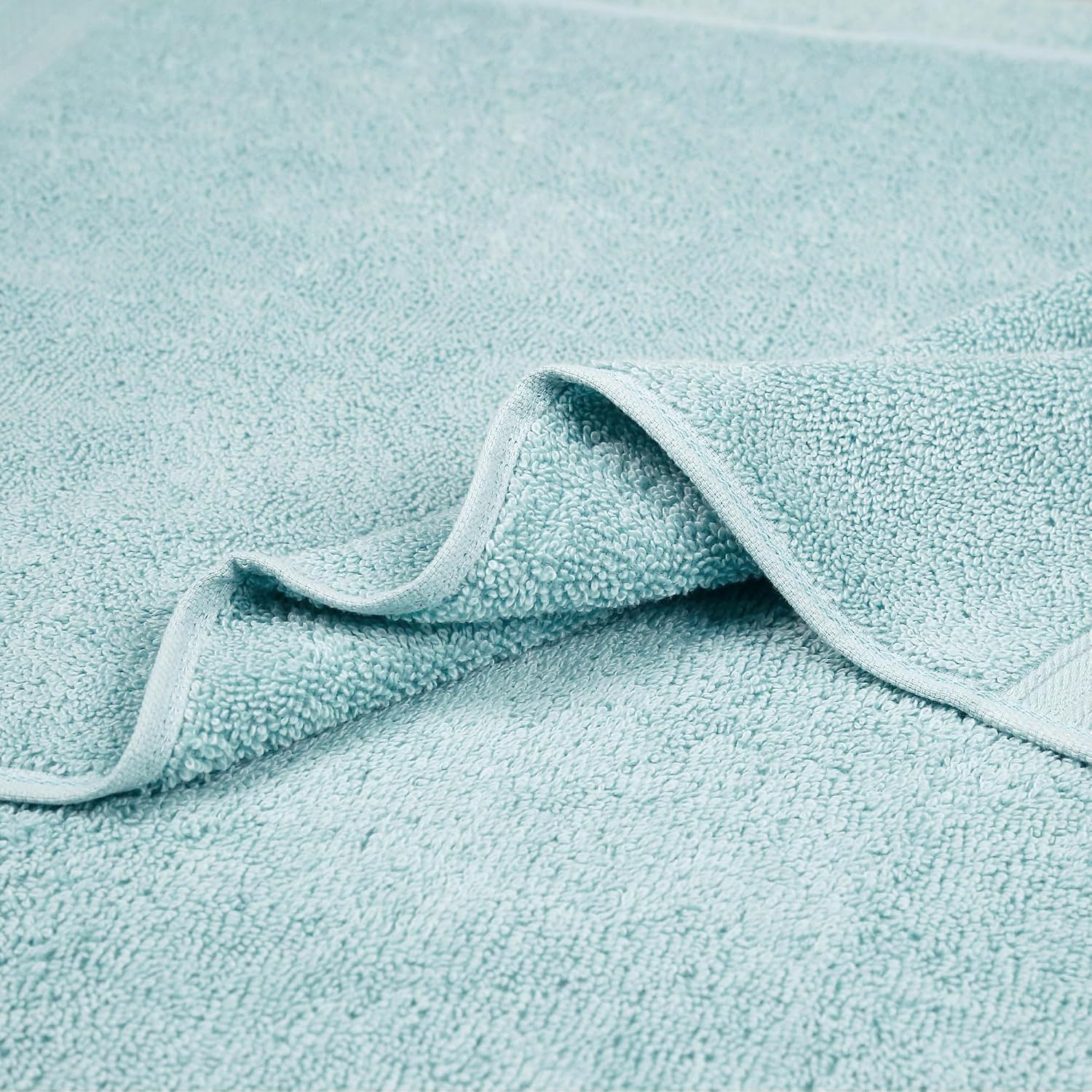 Trident Soft Comfort Air Rich 100% Cotton Bath Towels 500 Gsm | Large Size Bathroom Towels For Men/Women Bath Towel (Nile Blue)