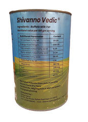Organic Natural A2 Buffalo Bilona Desi Ghee By Shivanno Vedic | Hand Made Using Traditional Curd Churning Method Indian Desi Buffalo Ghee | (1 Litre) 33.8 Ounce | Tin Pack