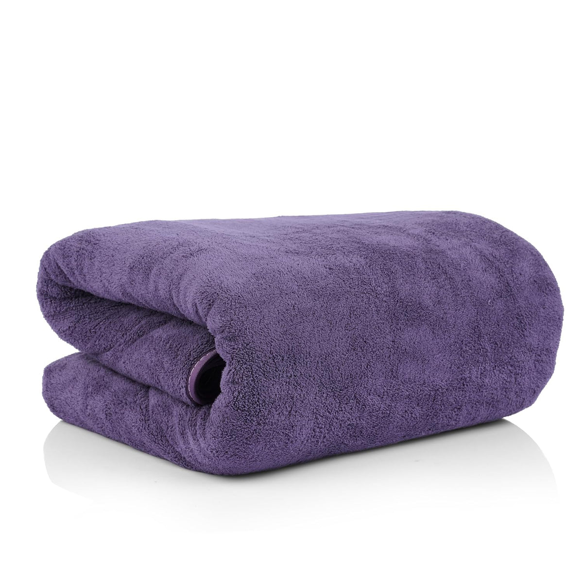 Glivary Microfiber Bath Towels Extra Soft Plush & Quick Dry High Absorbency Large Size Towels For Bathing (Dark Purple)