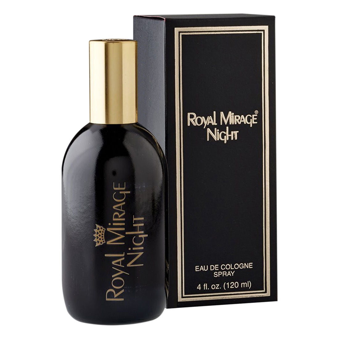 Royal Mirage Night Eau De Cologne Spray 120ml 4.0 Fl.oz. Unisex Fragrance | Long Lasting