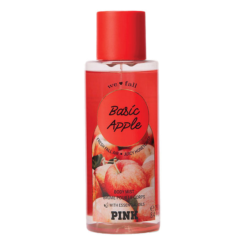 VICTORIA'S SECRET PINK BASIC APPLE FRAGRANCE BODY MIST 250ML 8.4 FL.OZ. WOMEN FRAGRANCE