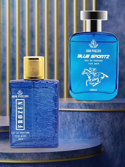 John Phillips Luxury Frozen & Blue Sportz Eau De Perfume 100ml 3.4 Fl.oz. Each Pack Of 2 | For Men