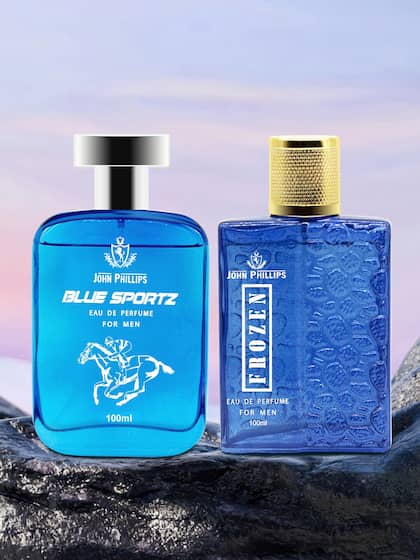 John Phillips Luxury Blue Sportz & Frozen Eau De Parfum 100ml 3.4 Fl.oz. Each Pack Of 2 For Men & Women