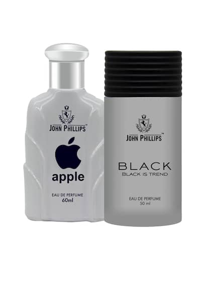 John Phillips Apple 60ml 2 Fl.oz. & Black 50ml 1.6 Fl.oz. Eau De Parfum Long Lasting Unisex Fragrance | Combo Of 2