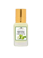 Menjewell Green Apple Fruit Attar Perfume 5ml 0.17 Fl.oz. Unisex Fragrance | Long Lasting