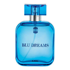 Ajmal Blu Dreams Eau De Parfum Fougere Perfume For Men, 100ml 3.4 Fl.oz. | Long Lasting Fresh Fragrance