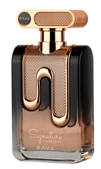 Rave Signature Night Eau De Parfum 100ml 3.4 Fl.oz. Men Luxury Fragrance | Long Lasting