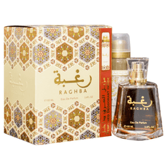 Lattafa Raghba Eau De Parfum 3.4 Fl.oz. + Perfumed Deodorant Inside | Unisex Fragrance