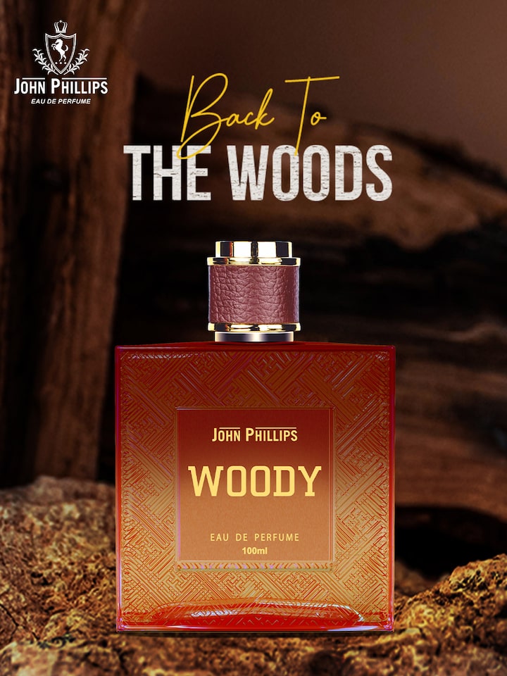 John Phillips Smog & Woody Eau De Parfume 100ml 3.4 Fl.oz. Each Pack Of 2 Long Lasting Unique Fragrance For Men