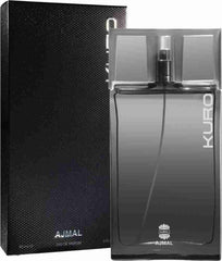 Ajmal Combo Of 3  Eau De Parfumes Kuro 90ml 3 Fl.oz. + Zeal  100ml 3.4 Fl.oz. For Men & Aretha  50ml 1.6 Fl.oz. For Women