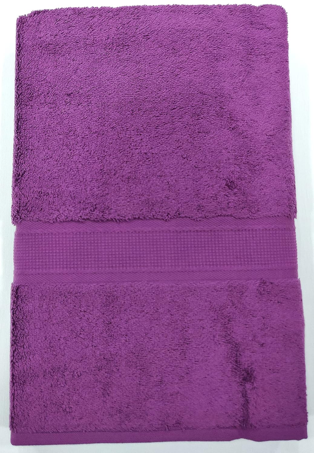 Bombay Dyeing Santino Premium Cotton Large Bath Towel 500 Gsm (Purple)