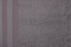 Casa Copenhagen Egyptian Cotton Pleates 1 Pcs Large Bath Towel 500 Gsm (Forst Grey)
