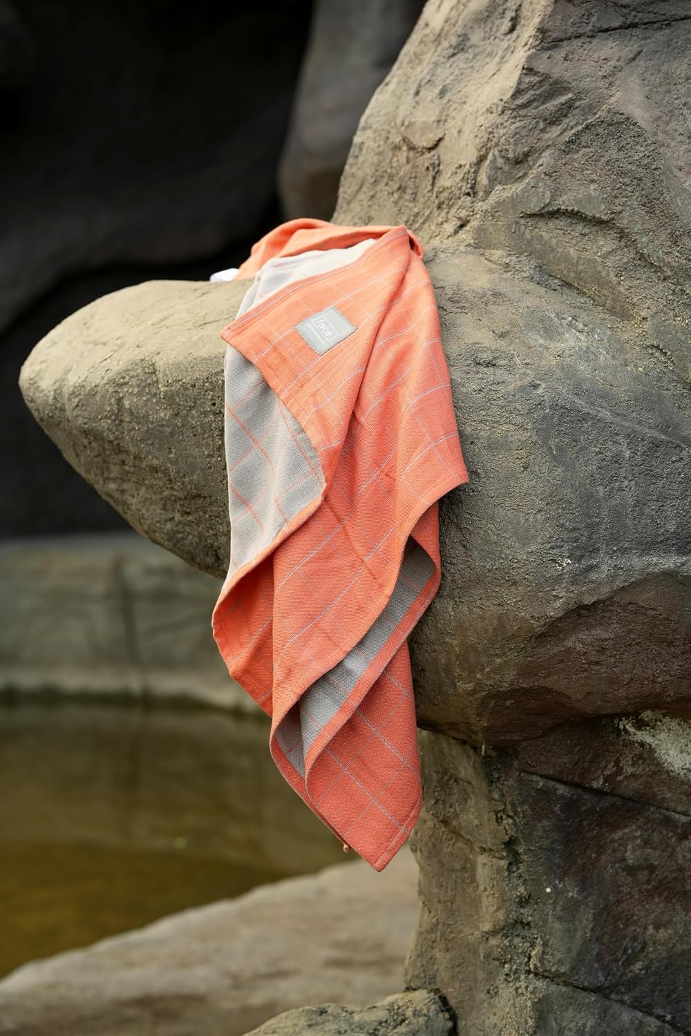 Doctor Towels, Banana Double Cloth Bath Towels 330 Gsm | Super Soft Towels For Sensitive Skin, Quick Dry Towels For Bath Large Size (Orange)
