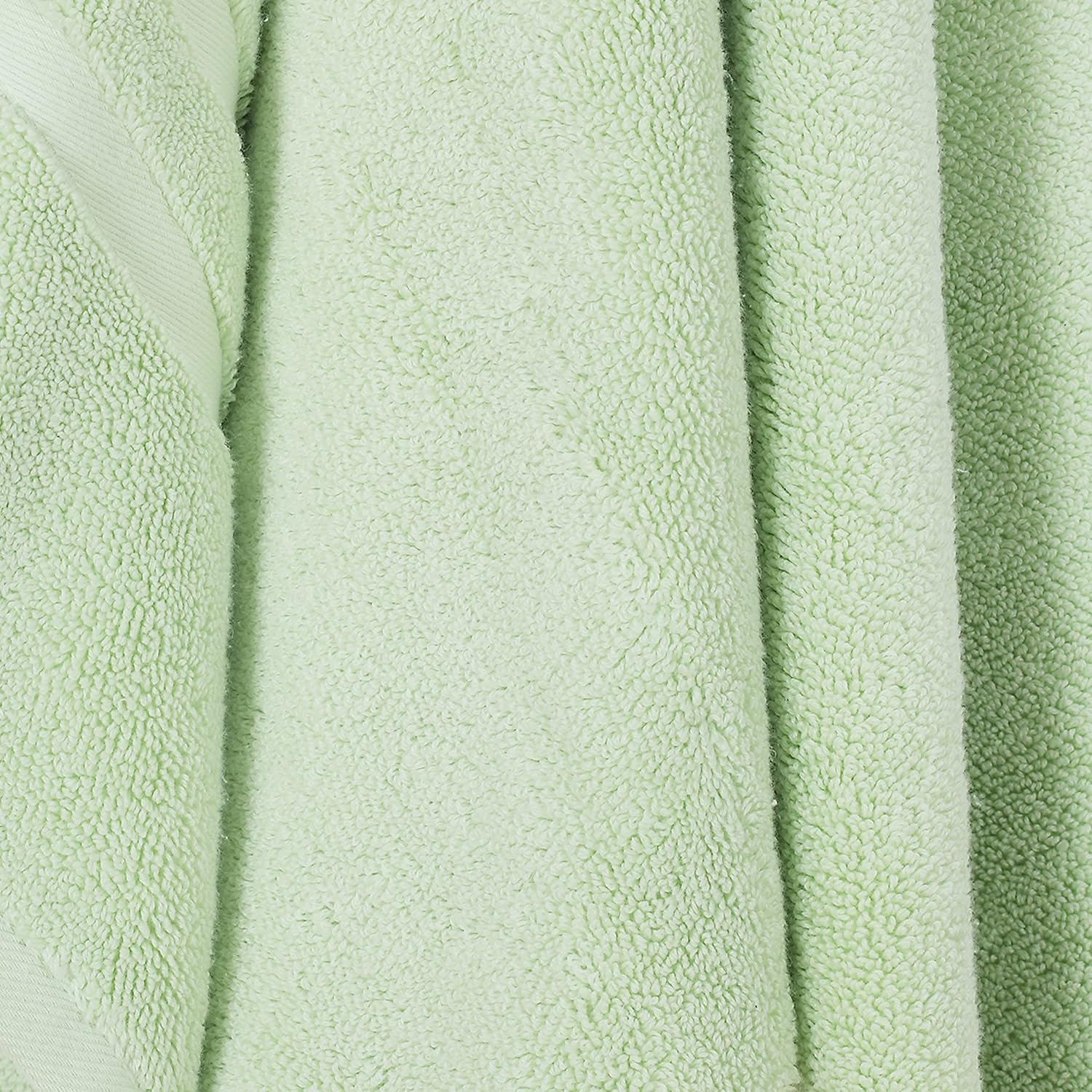 Spread Spain Cotton Bath Towels 650 Gsm | Large Size Miami Bath Towel Soft & Absorbent For Men & Women (Mint)
