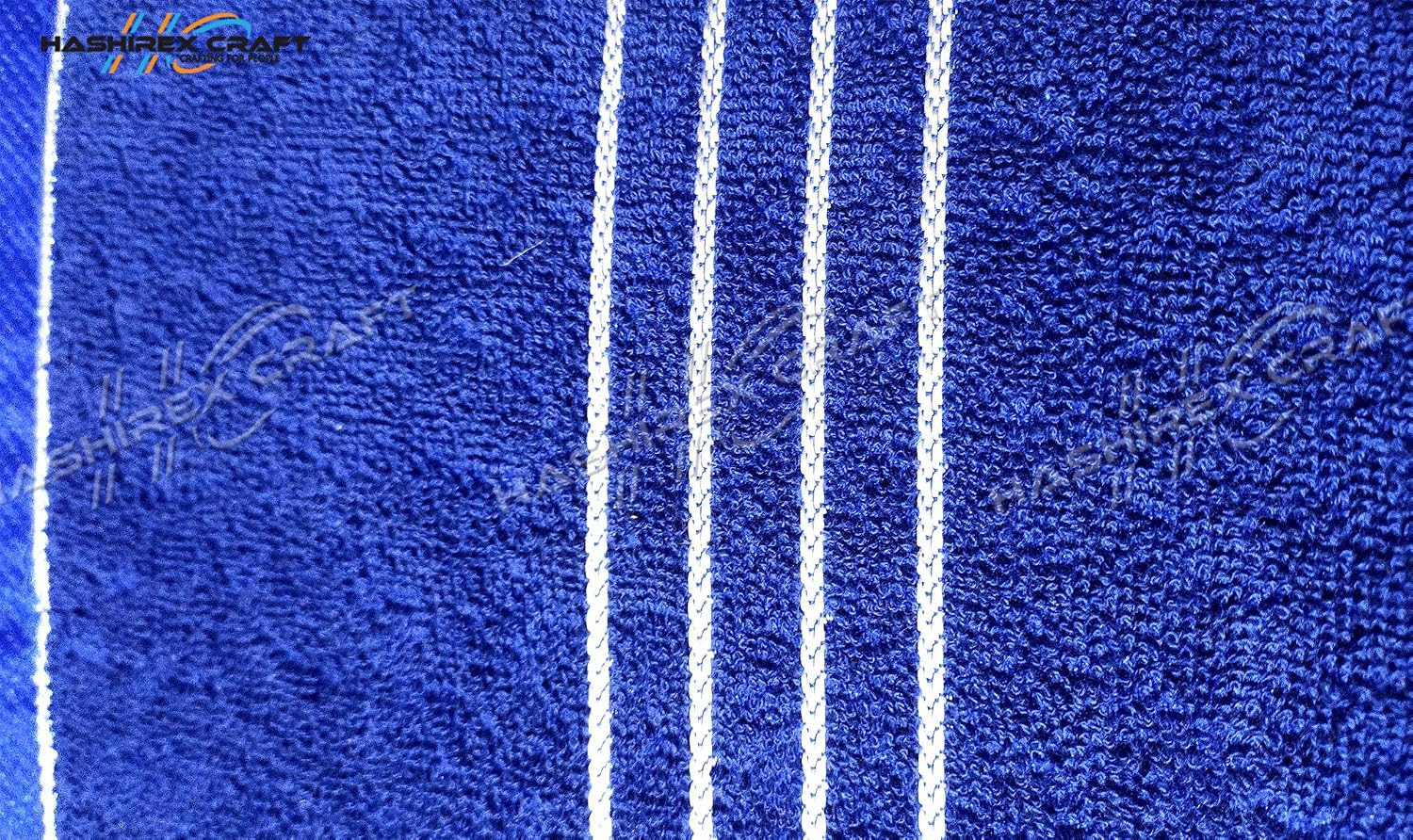 Hashirex Craft Men'S Pure Xxxl Cotton Bath Towel 650 Gsm (Blue)