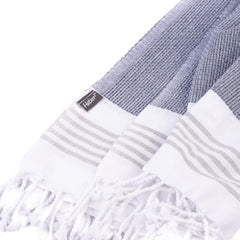 Haber Premium Light Weight 100% Cotton Bath Towel 250 Gsm | Unique Micro Waffle Texture For Active Feel, Quick Absorption & Faster Drying Towel (Blue)